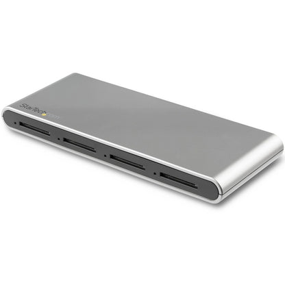 StarTech.com 4 Slot USB C SD Card Reader - USB 3.1 (10Gbps) - SD 4.0 UHS-II - Multi SD Card Reader - USB C to SD Card Adapter - SD Memory Card Reader 4SD4FCRU31C