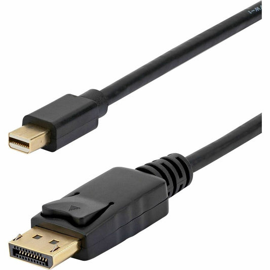 StarTech.com 10ft (3m) Mini DisplayPort to DisplayPort 1.2 Cable, 4K x 2K mDP to DisplayPort Adapter Cable, Mini DP to DP Cable MDP2DPMM10