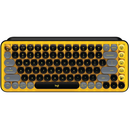 Logitech POP Keys Wireless Mechanical Keyboard With Emoji Keys - Blast Yellow 920-010707