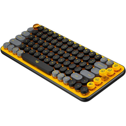 Logitech POP Keys Wireless Mechanical Keyboard With Emoji Keys - Blast Yellow 920-010707