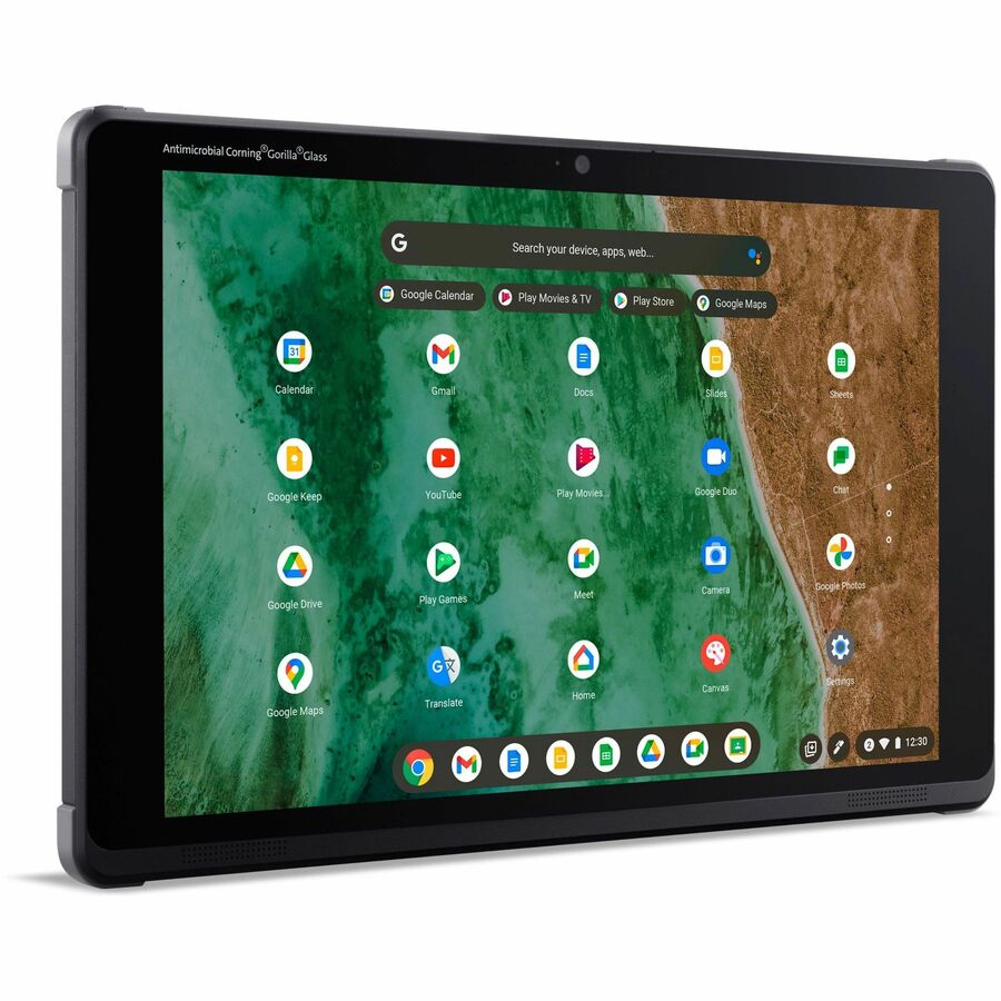 Acer Chromebook Tab 510 D652N D652N-S1ML Tablet - 10.1" WUXGA - Qualcomm Snapdragon 7c Gen 2 Compute Platform - 4 GB - 64 GB Storage - ChromeOS - Charcoal Black NX.KA6AA.001