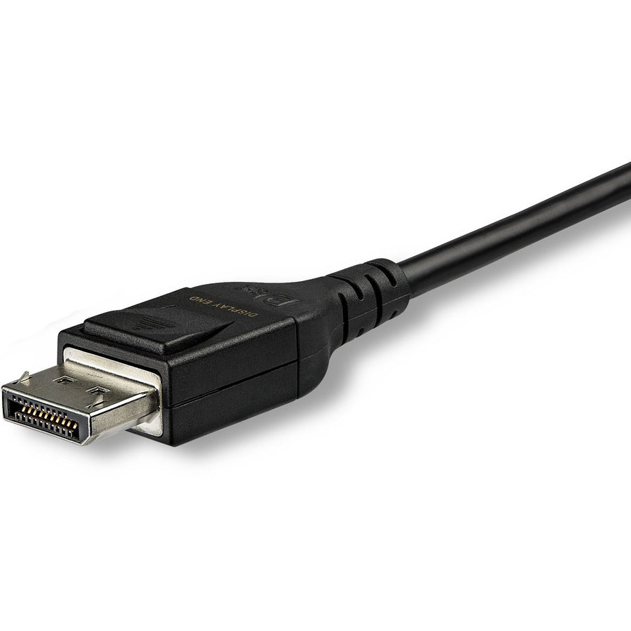 StarTech.com 50ft/15m DisplayPort Active Optical Cable, 8K 60Hz Video, HDR10, Fiber Optic DisplayPort 1.4 Cable, DP Monitor Cord w/Latches DP14MM15MAO