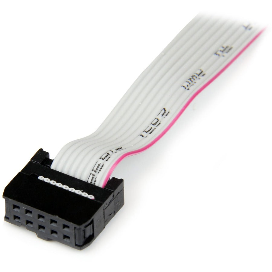 StarTech.com 9-pin Serial to 10-pin Header Slot Plate - Serial panel - DB-9 (M) - 10 pin IDC (F) - 41 cm PLATE9M16