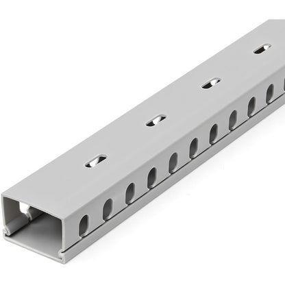 StarTech.com Cable Management Raceway with Cover 1-1/2"(38mm)W x 1"(25mm)H, 6.5ft(2m) length, 3/8"(8mm) Slots, Wall Wire Duct, UL Listed CBMWD3825