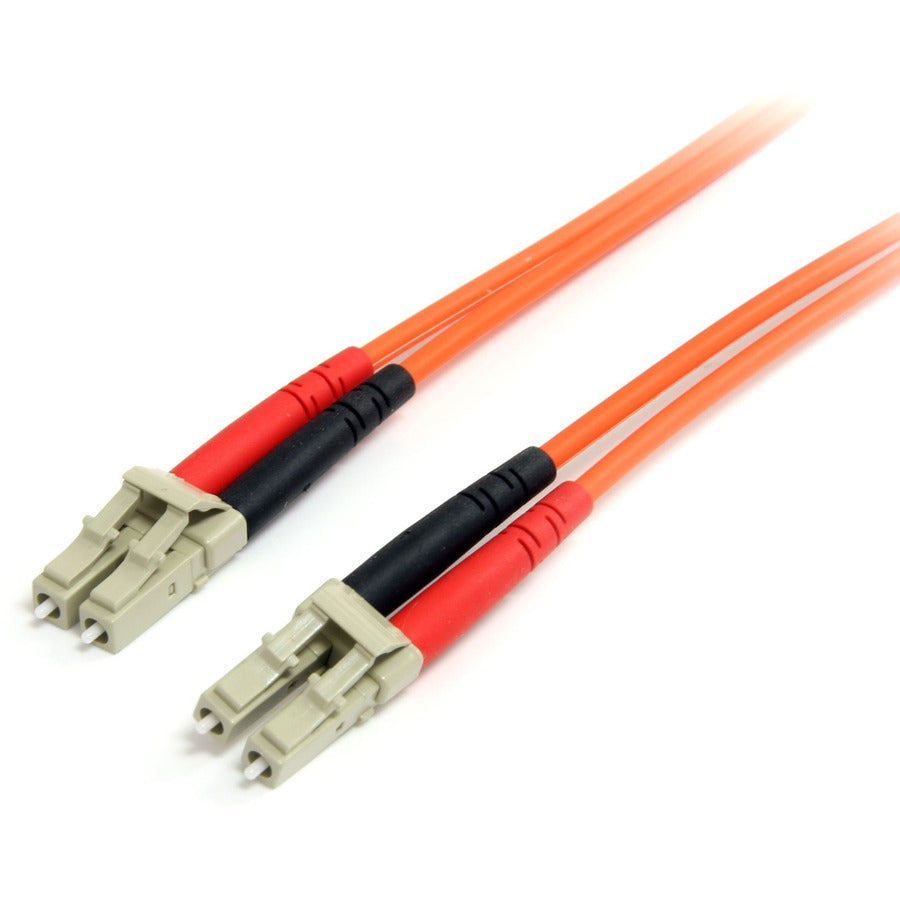 StarTech.com 2m Fiber Optic Cable - Multimode Duplex 62.5/125 LSZH Fiber Jumper Cord - LC/LC FIBLCLC2