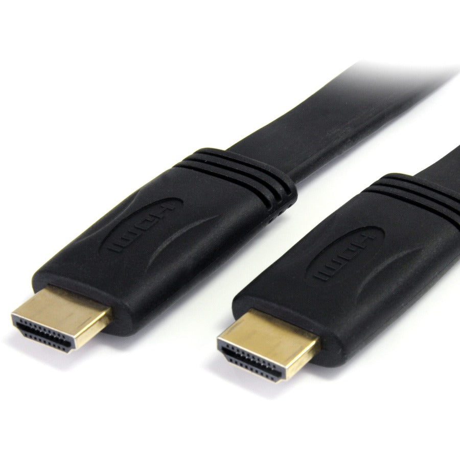 StarTech.com 15 ft Flat High Speed HDMI Cable with Ethernet - Ultra HD 4k x 2k HDMI Cable - HDMI to HDMI M/M HDMIMM15FL