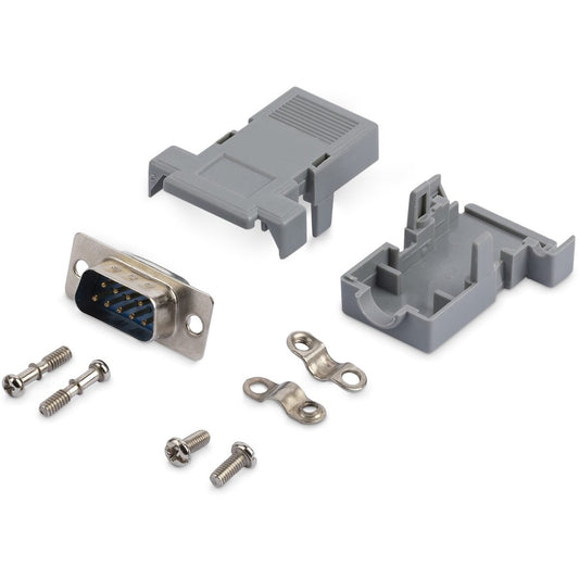 StarTech.com Solder D-SUB - Assembled - Plastic Backshell Serial / parallel connector - DB-9 (M) C9PSM