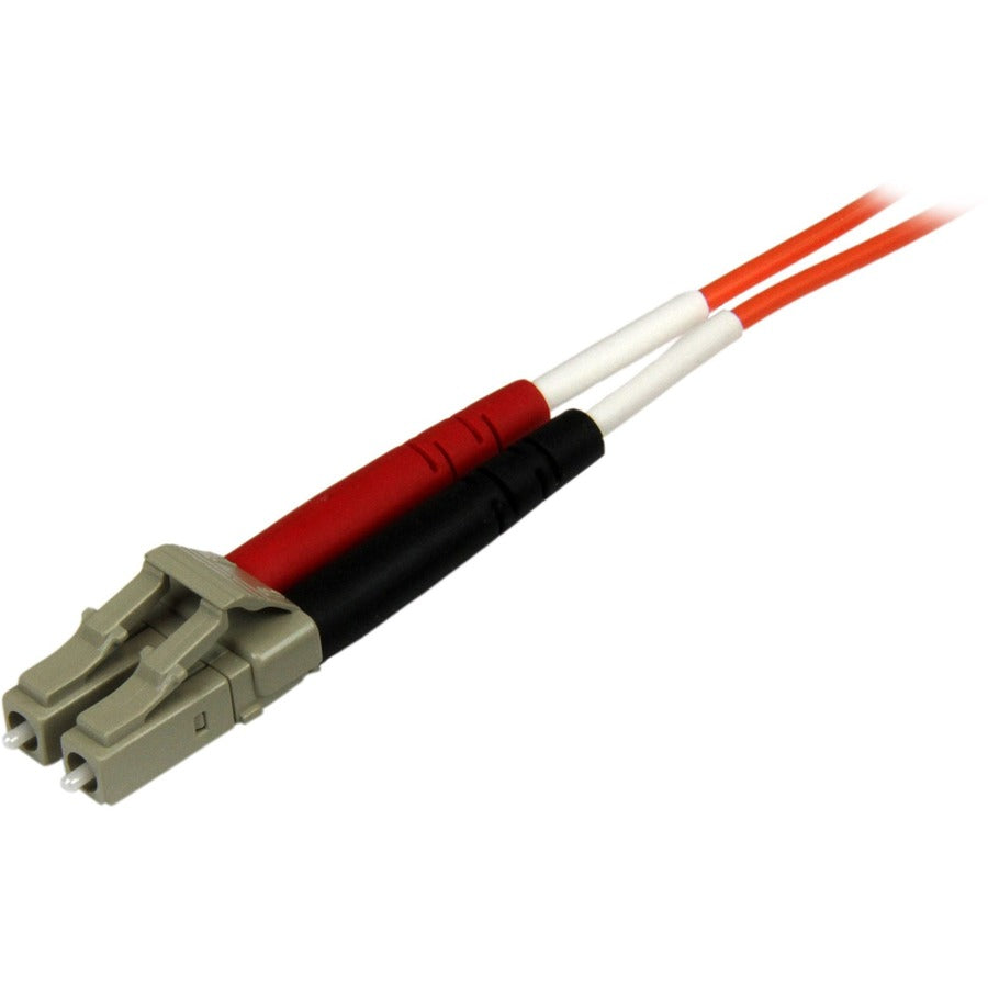 StarTech.com 3m Fiber Optic Cable - Multimode Duplex 50/125 - OFNP Plenum - LC/LC - OM2 - LC to LC Fiber Patch Cable 50FIBPLCLC3