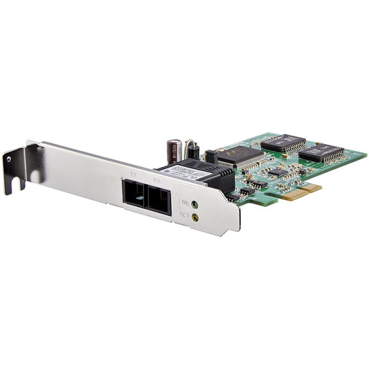 StarTech.com PCI Express (PCIe) Gigabit Ethernet Multimode SC Fiber Network Card Adapter NIC - 550m PEX1000MMSC2