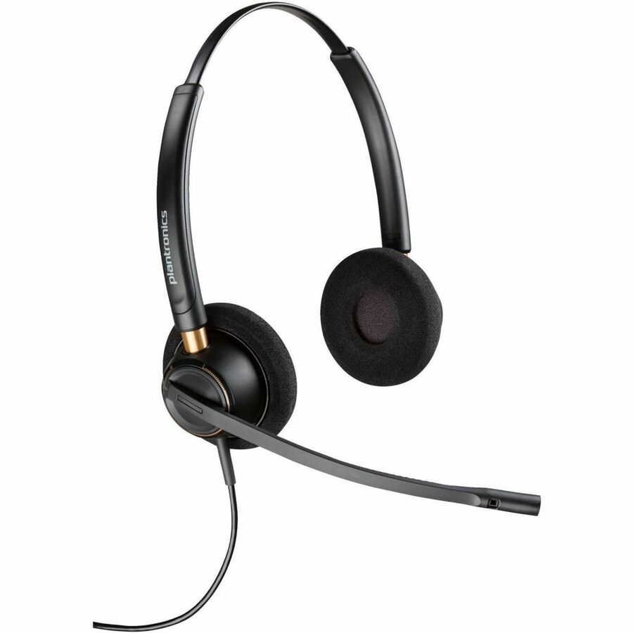 Poly EncorePro 520 with Quick Disconnect Binaural Headset TAA 783P6AA#ABA