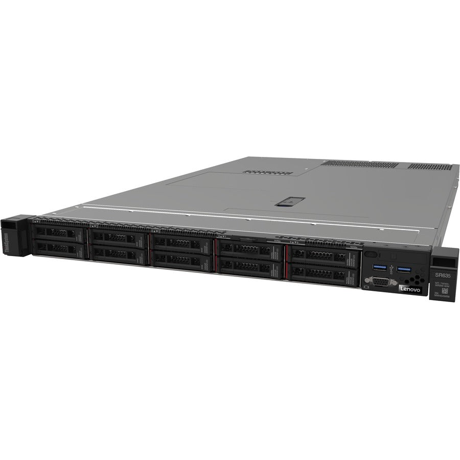 Lenovo ThinkSystem SR635 7Y991006NA 1U Rack Server - 1 x AMD EPYC 7303P 2.40 GHz - 64 GB RAM - 12Gb/s SAS Controller 7Y991006NA