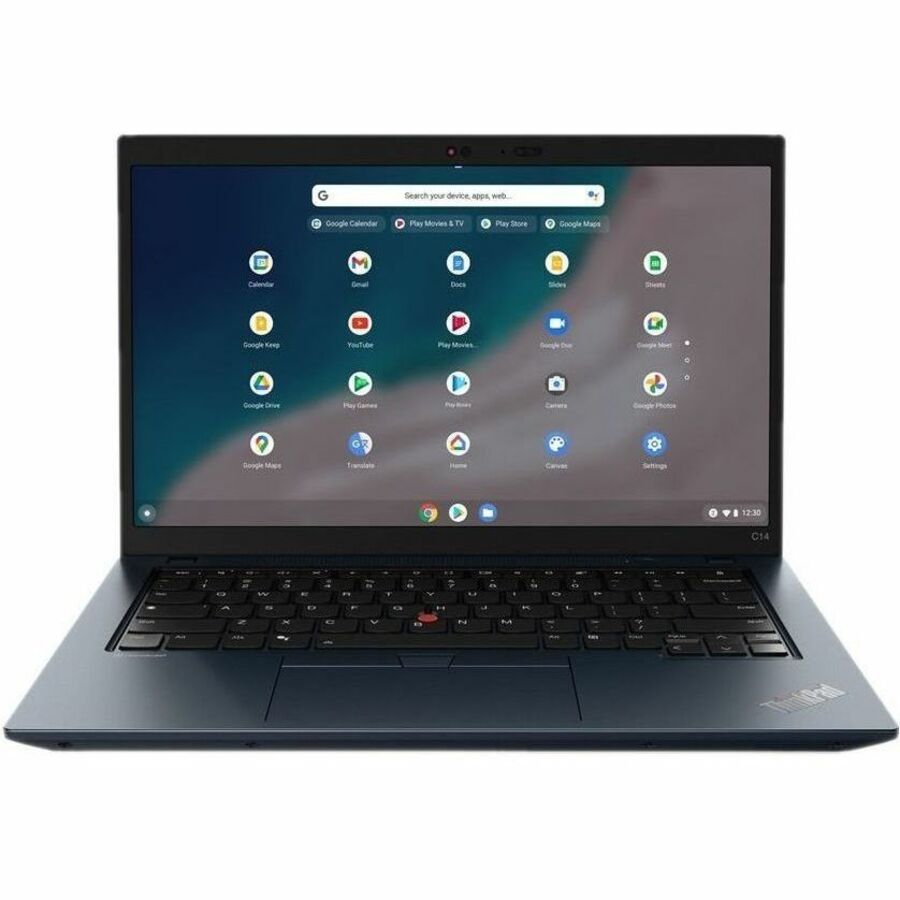 Lenovo ThinkPad C14 Gen 1 21C9000WUS 14" Touchscreen Chromebook - Full HD - Intel Core i7 12th Gen i7-1265U - vPro Technology - 16 GB - 256 GB SSD - English Keyboard - Abyss Blue 21C9000WUS