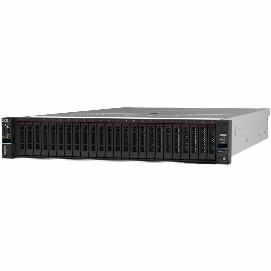 Lenovo ThinkSystem SR650 V3 7D76A07NNA 2U Rack Server - 1 x Intel Xeon Silver 4510 2.40 GHz - 32 GB RAM 7D76A07NNA