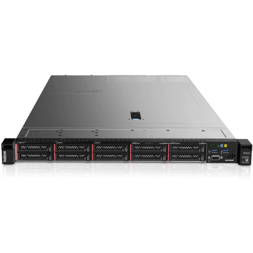 Lenovo ThinkSystem SR635 7Y99A039NA 1U Rack Server - 1 x AMD EPYC 7203P 2.80 GHz - 32 GB RAM - 12Gb/s SAS Controller 7Y99A039NA