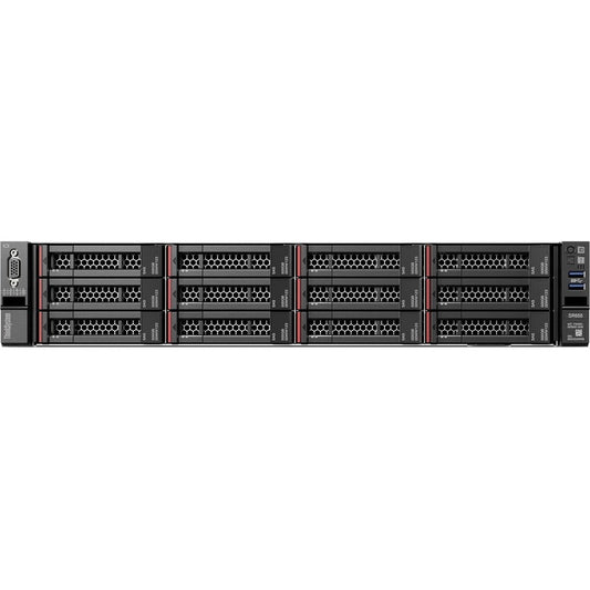 Lenovo ThinkSystem SR655 7Z011004NA 2U Rack Server - 1 x AMD EPYC 7203P 2.80 GHz - 32 GB RAM - Serial ATA Controller 7Z011004NA