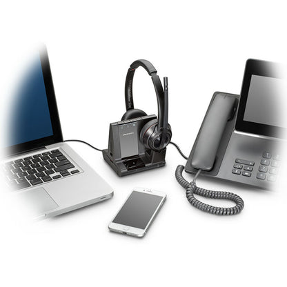 Plantronics Savi 8200 Series Wireless Dect Headset System 207325-01