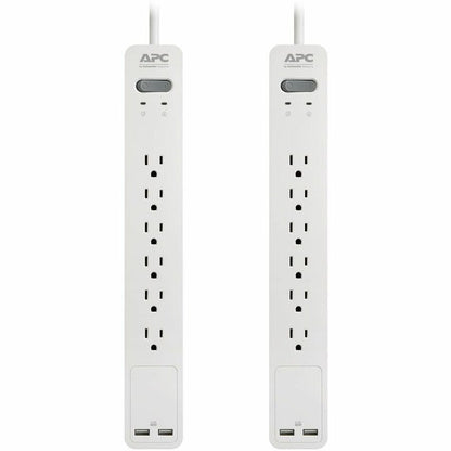 APC by Schneider Electric SurgeArrest Essential 6-Outlet Surge Suppressor/Protector PE64U2WGDP