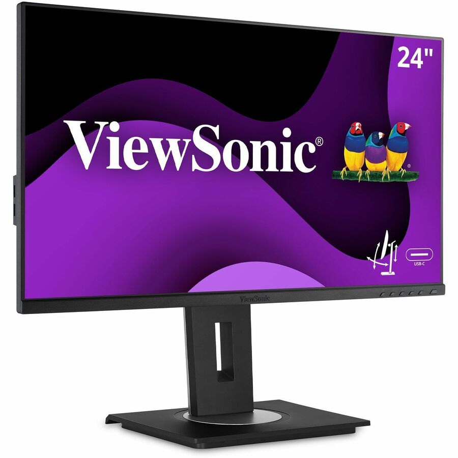 ViewSonic Graphic VG2456 24" Class Full HD LED Monitor - 16:9 - Black VG2456