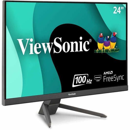 ViewSonic Entertainment VX2467-MHD 24" Class Full HD LED Monitor - 16:9 - Black VX2467-MHD