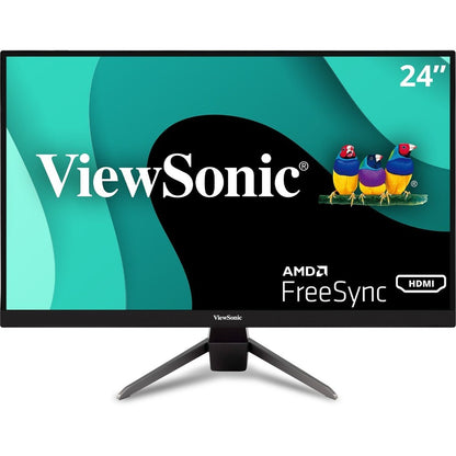 ViewSonic Entertainment VX2467-MHD 24" Class Full HD LED Monitor - 16:9 - Black VX2467-MHD