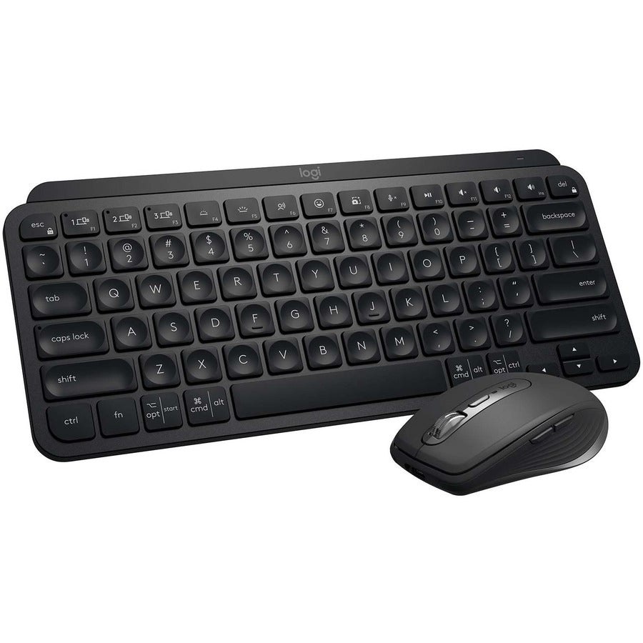 Logitech MX Keys Mini Minimalist Wireless Illuminated Keyboard, Compact, Bluetooth, Backlit, USB-C, Compatible with Apple macOS, iOS, Windows, Linux, Android, Metal Build (Black) 920-010475