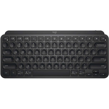 Logitech MX Keys Mini Minimalist Wireless Illuminated Keyboard, Compact, Bluetooth, Backlit, USB-C, Compatible with Apple macOS, iOS, Windows, Linux, Android, Metal Build (Black) 920-010475