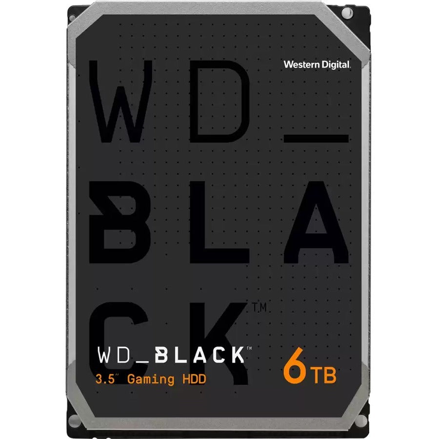 WD Black WD6004FZWX 6 TB Hard Drive - 3.5" Internal - SATA (SATA/600) - Conventional Magnetic Recording (CMR) Method - 3.5" Carrier WD6004FZWX