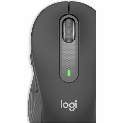 Logitech Signature M650 L Full Size Wireless Mouse - For Large Sized Hands, 2-Year Battery, Silent Clicks, Customizable Side Buttons, Bluetooth, Multi-Device Compatibility (Graphite) 910-006231