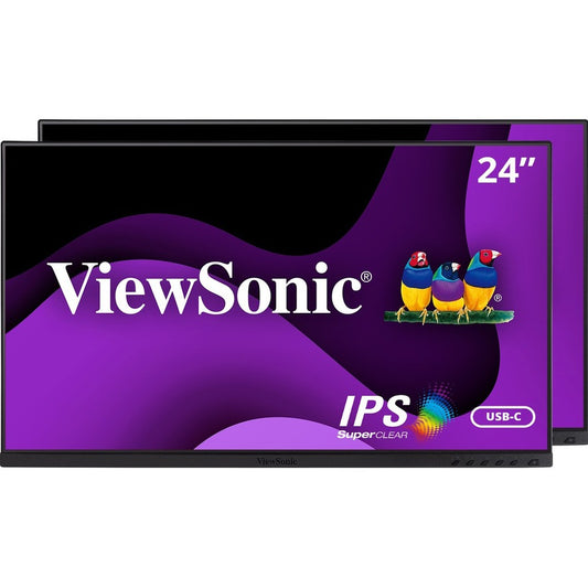 ViewSonic Graphic VG2455_56a_H2 24" Class Full HD LED Monitor - 16:9 VG2455_56A_H2