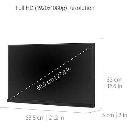 ViewSonic Graphic VG2455_56a_H2 24" Class Full HD LED Monitor - 16:9 VG2455_56A_H2