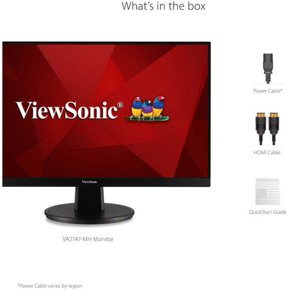 Viewsonic 27" Display, MVA Panel, 1920 x 1080 Resolution VA2747-MH