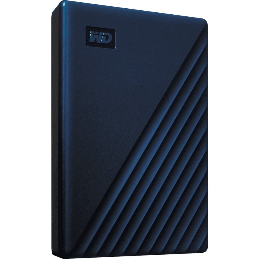 WD My Passport for Mac 4 TB Portable Hard Drive - External - Midnight Blue WDBA2F0040BBL-WESN