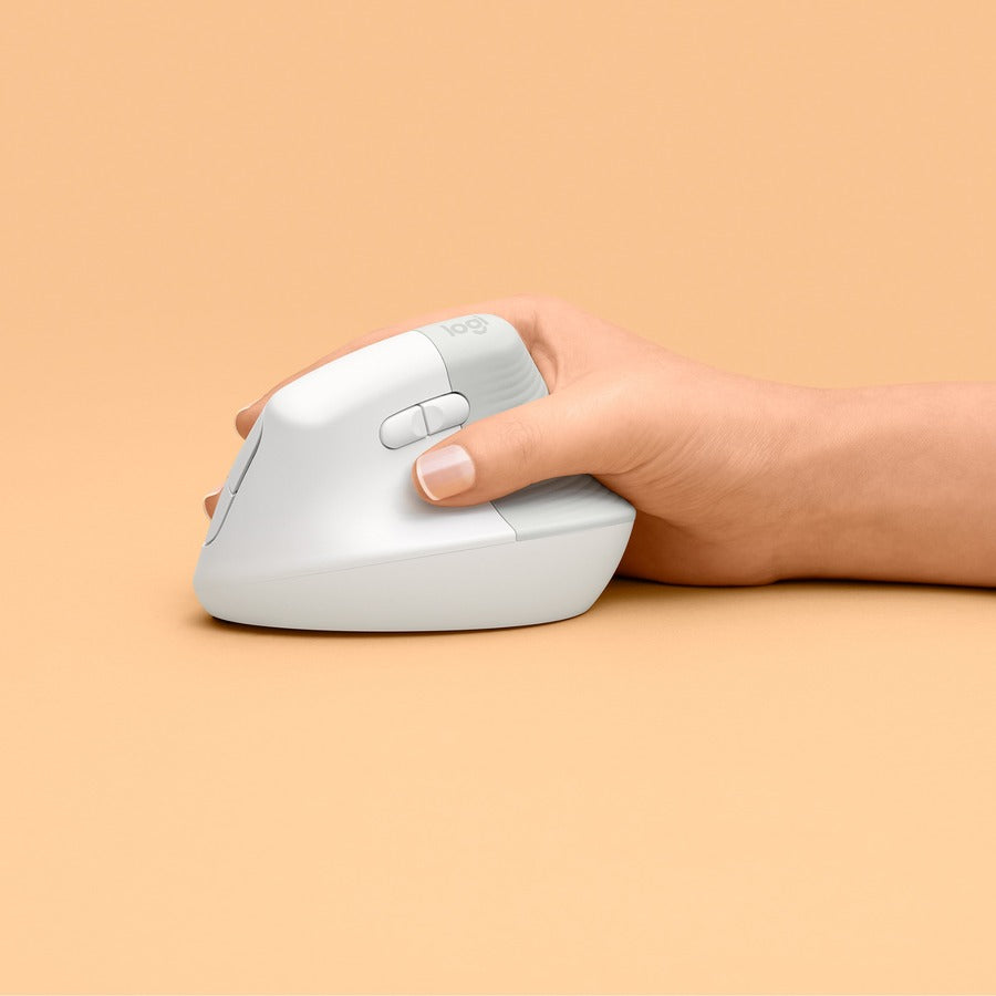 Logitech Lift Vertical Ergonomic Mouse (Off-white) 910-006469