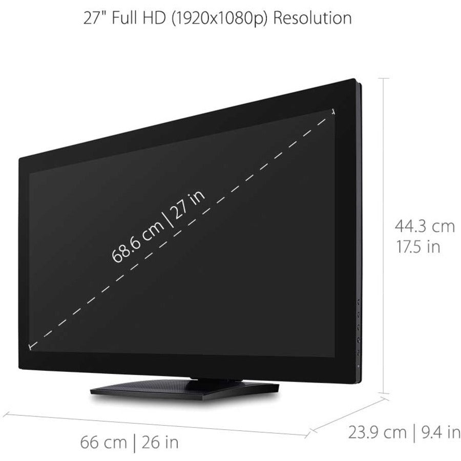 ViewSonic TD2760 27" Class LCD Touchscreen Monitor - 16:9 - 6 ms TD2760