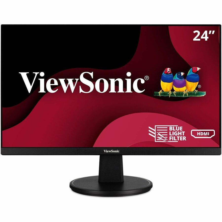 ViewSonic Value VA2447-MH 24" Class Full HD LED Monitor - 16:9 - Black VA2447-MH