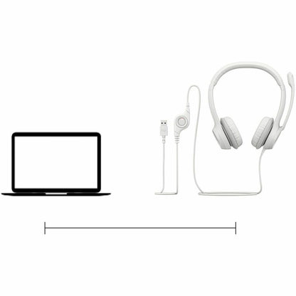 Logitech H390 USB-A Computer Headset 981-001285