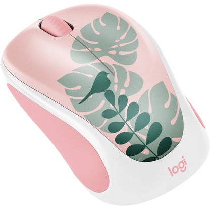 Logitech Design Collection Limited Edition Wireless Mouse with Colorful Designs - USB Unifying Receiver, 12 months AA Battery Life, Portable & Lightweight, Easy Plug & Play with Universal Compatibility - CHIRPY BIRD 910-006114