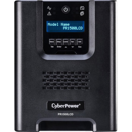 CyberPower Smart App Sinewave PR1500LCD 1500VA Mini-Tower UPS PR1500LCDN