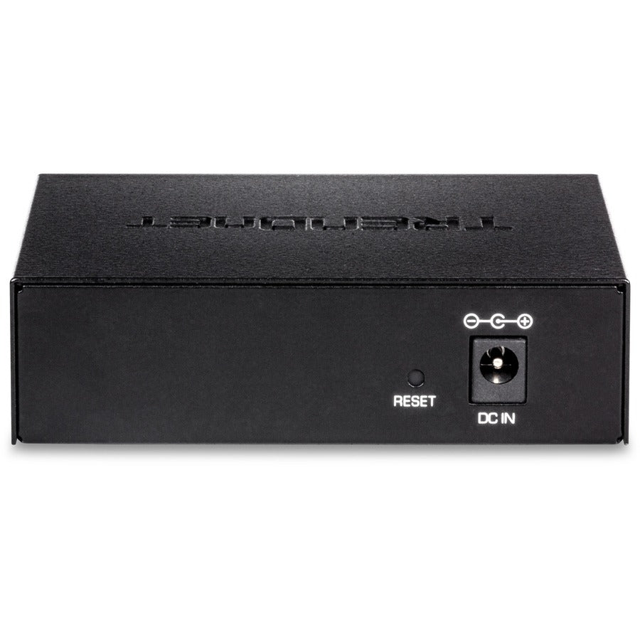 TRENDnet 5-Port Gigabit EdgeSmart Switch; TEG-S50ES; 5 x Gigabit Ports; 10Gbps Switch Capacity; Ethernet Network Desktop Switch; Managed Smart Gigabit Switch; Metal; Fanless; Lifetime Protection TEG-S50ES