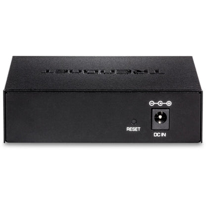 TRENDnet 5-Port Gigabit EdgeSmart Switch; TEG-S50ES; 5 x Gigabit Ports; 10Gbps Switch Capacity; Ethernet Network Desktop Switch; Managed Smart Gigabit Switch; Metal; Fanless; Lifetime Protection TEG-S50ES