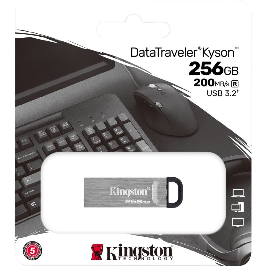 Clé USB 3.2 (1ère génération) Type A Kingston DataTraveler Kyson 256 Go DTKN/256 Go