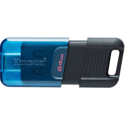 Clé USB 3.2 (1ère génération) Type C Kingston DataTraveler 80 M 64 Go DT80M/64 Go