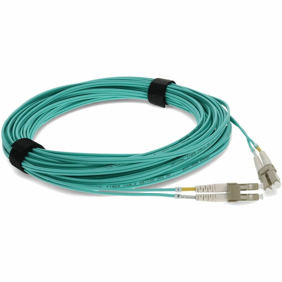 AddOn Fiber Optic Duplex Patch Network Cable ADD-LC-LC-40M5OM4