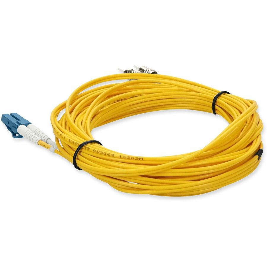 AddOn 5m Single-Mode fiber (SMF) Duplex ST/LC OS1 Yellow Patch Cable ADD-ST-LC-5M9SMF