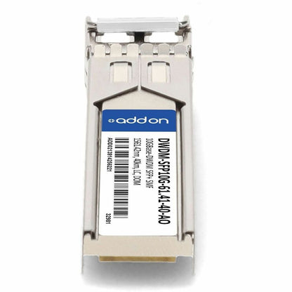 AddOn Cisco DWDM-SFP10G-61.41 Compatible TAA compliant 10GBase-DWDM 100GHz SFP+ Transceiver (SMF; 1561.42nm; 40km; LC; DOM) DWDM-SFP10G-61.41-40-AO