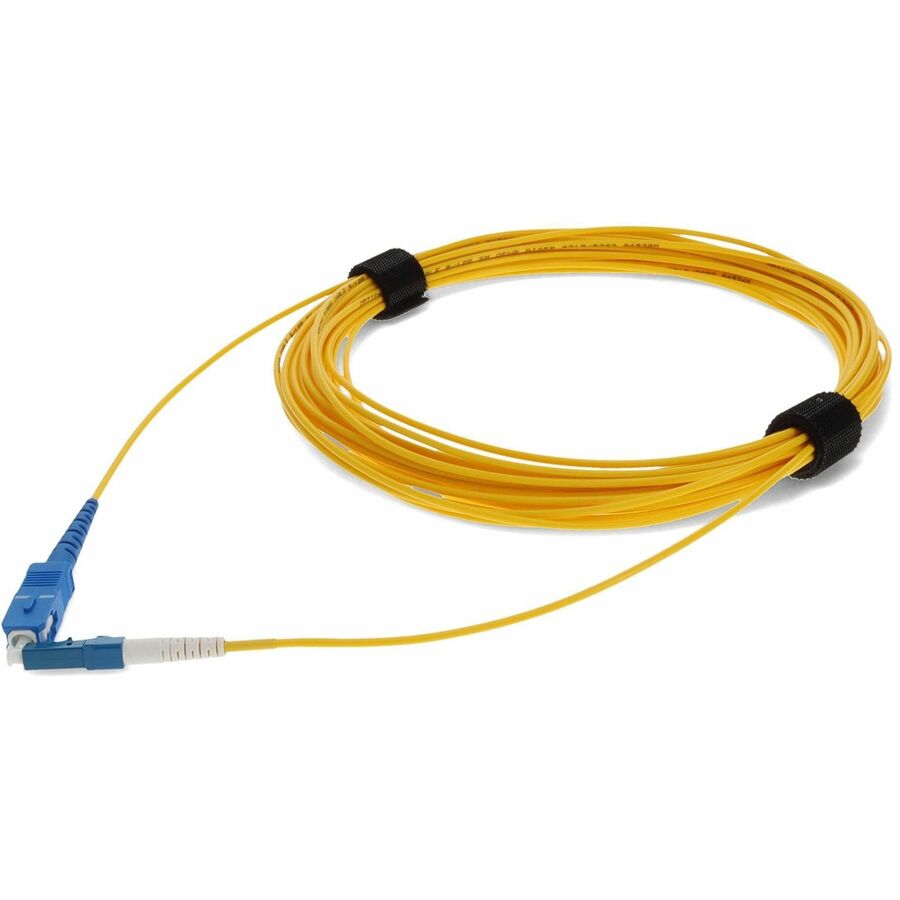 AddOn 10m SMF 9/125 Simplex SC/LC OS1 Yellow OFNR (Riser Rated) Patch Cable ADD-SC-LC-10MS9SMF