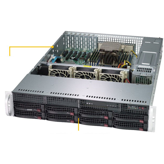 Supermicro A+ Server 2013S-C0R Barebone System - 2U Rack-mountable - Socket SP3 - 1 x Processor Support AS -2013S-C0R