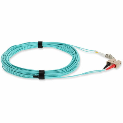 AddOn 7m Laser-Optimized Multi-Mode fiber (LOMM) Duplex SC/LC OM4 Aqua Patch Cable ADD-SC-LC-7M5OM4