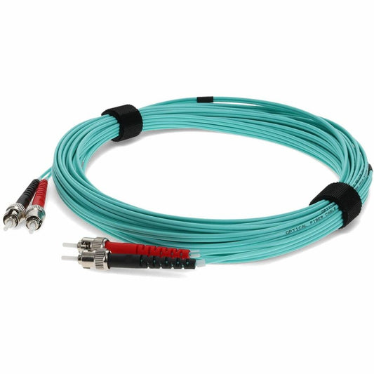 AddOn Fiber Optic Duplex Patch Network Cable ADD-ST-ST-3M5OM4