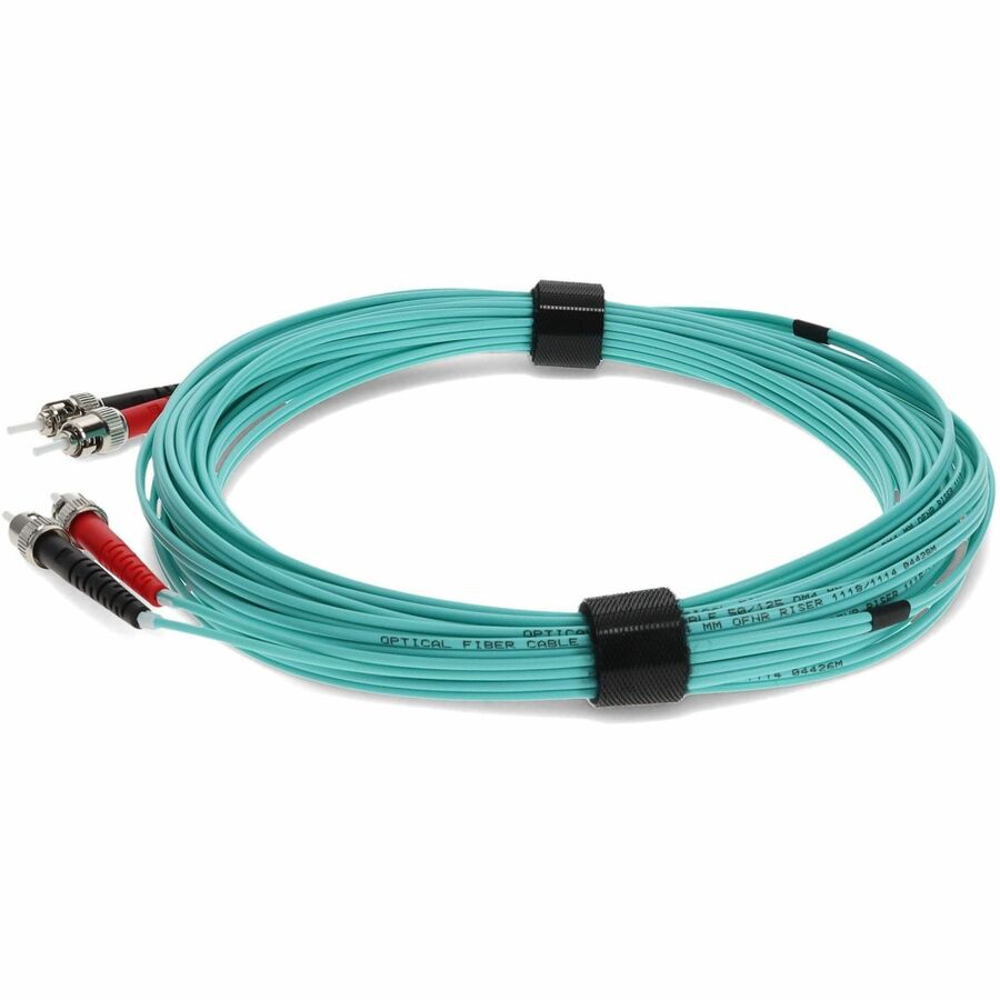 AddOn Fiber Optic Duplex Patch Network Cable ADD-ST-ST-3M5OM4